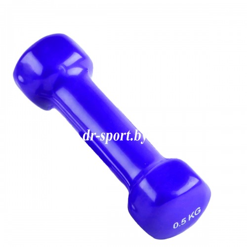 Гантель виниловая 0,5 кг. 7104MY-6